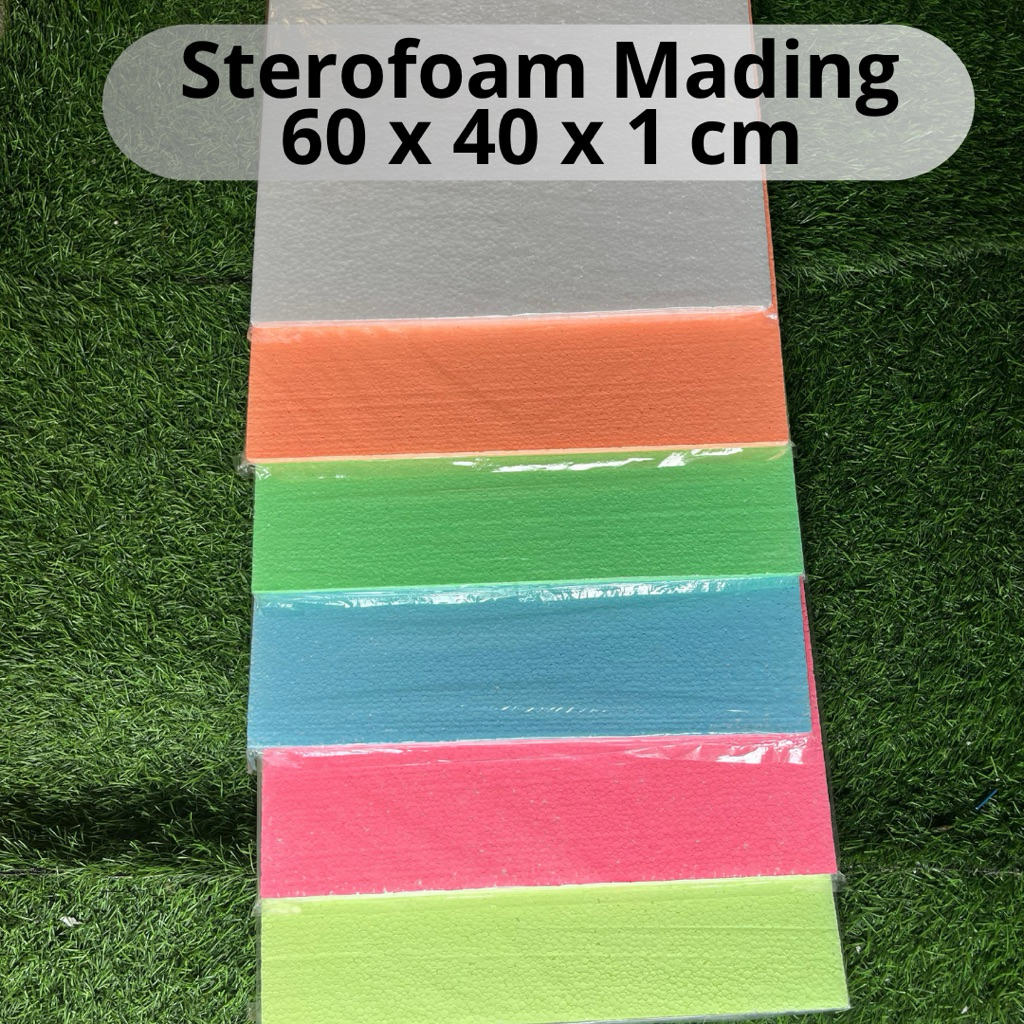 

Sterofoam Mading 60x40x1 | Sterofoam Warna