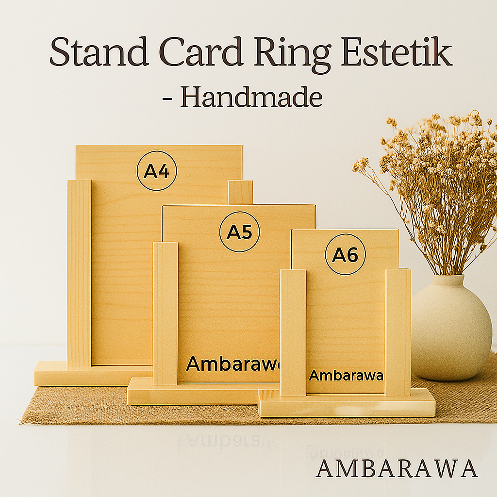 

Stand Menu Kayu Minimalis – Murah, Berkelas, Awet