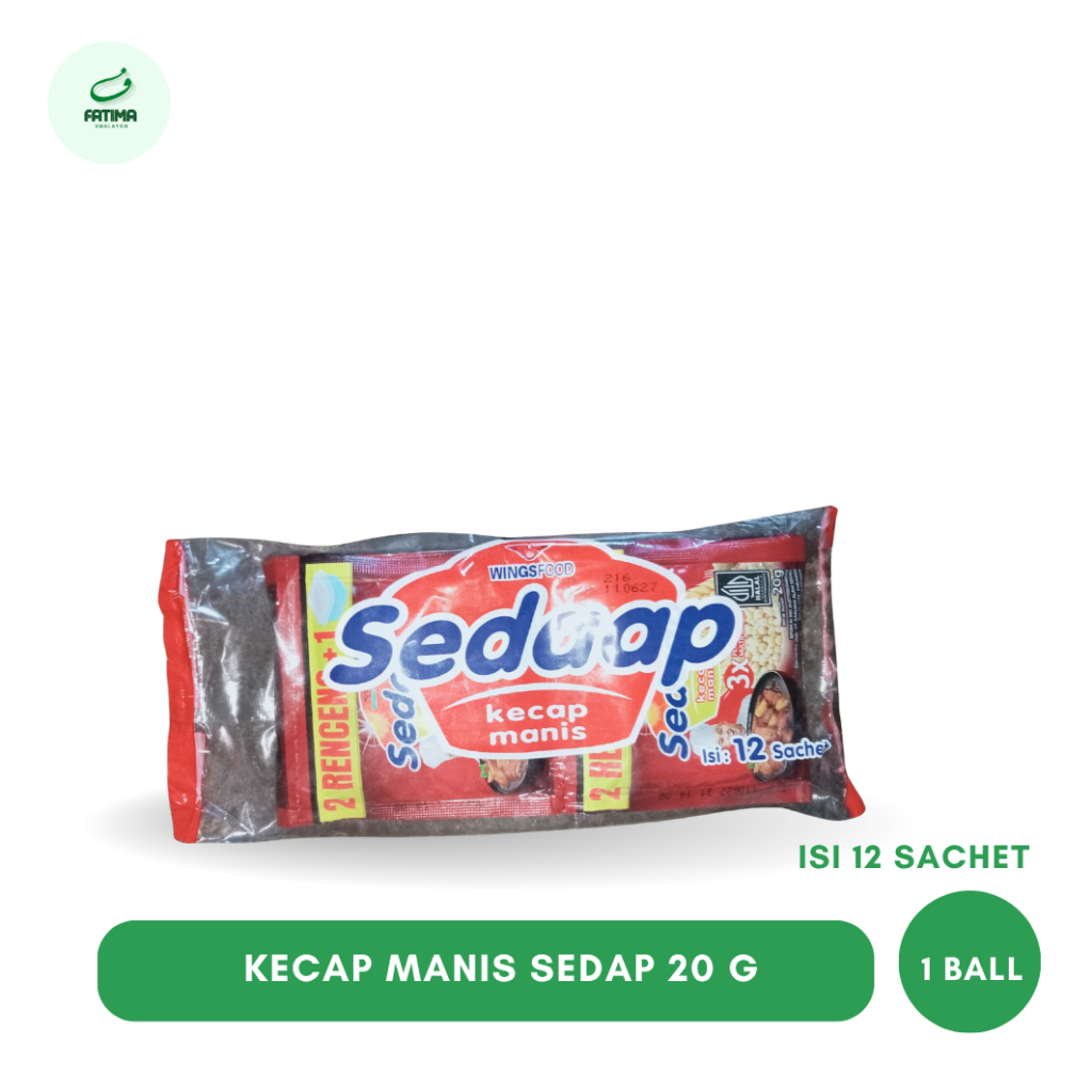 

Kecap Manis Sedap 20 gr isi 12 sachet