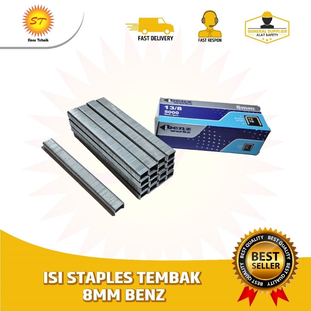 

lsi Staples Manual / Staples Tembak Guntacker Merek BENZ WERKZ 8 MM Original