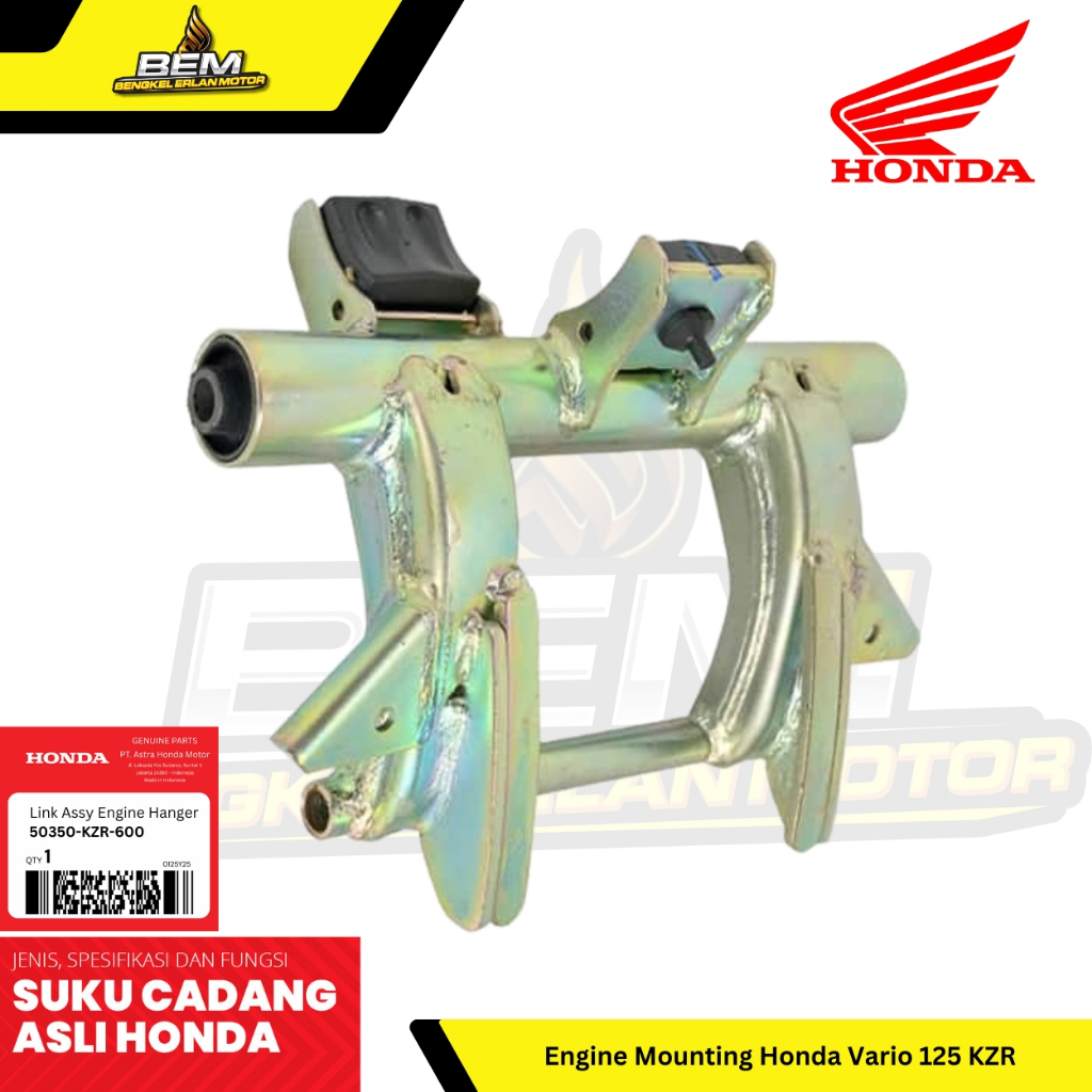 50350-KZR-600 Engine Mounting Vario 125 Old Bohlam Asli AHM