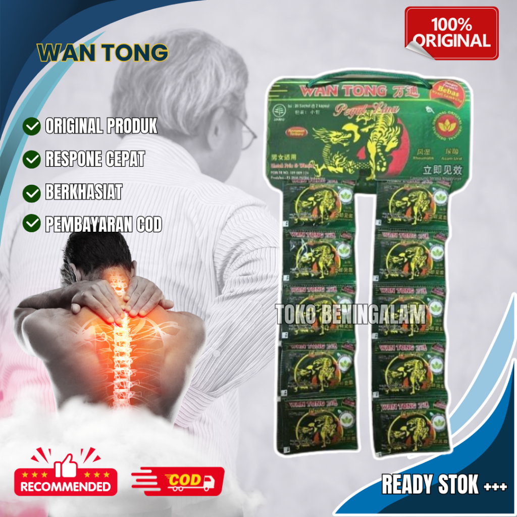 

Kapsul Wan-Tong Original Pegal Linu Original 20 Sachet
