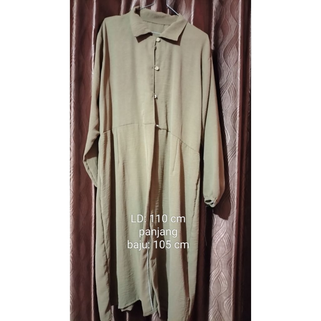 Tunik crinkle airflow