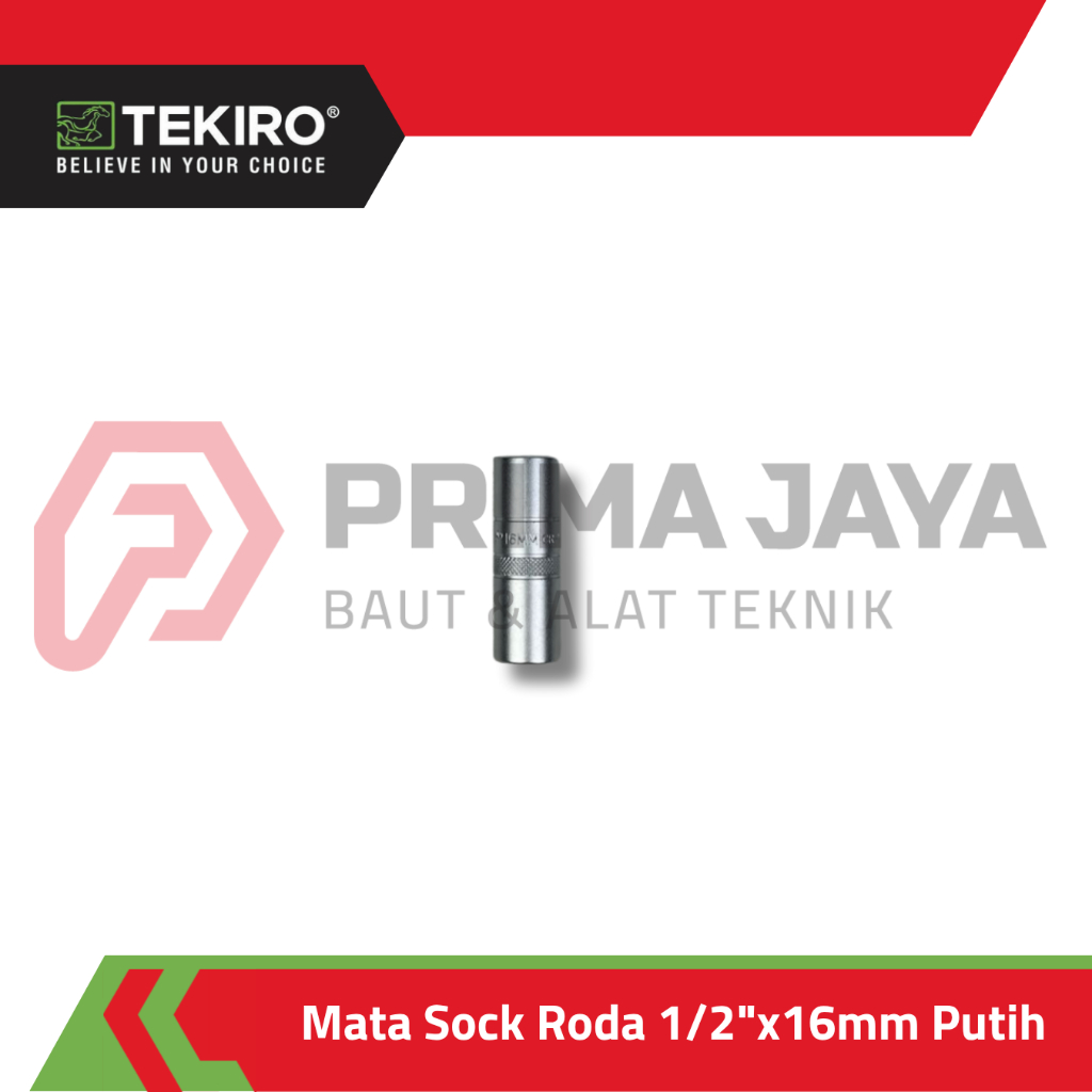 MATA KUNCI SOCK RODA 1/2" 16MM 21MM TEKIRO