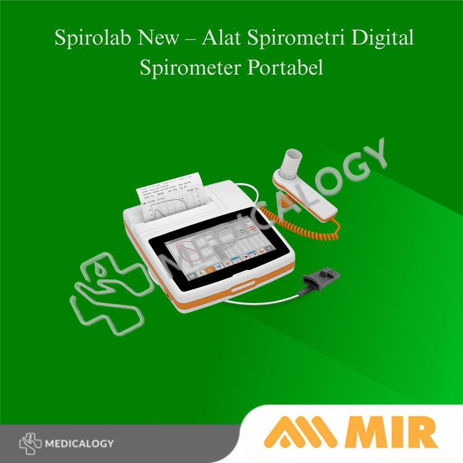 Spirolab Oxy New – Alat Spirometri Oksimetri Spirometer Portabel