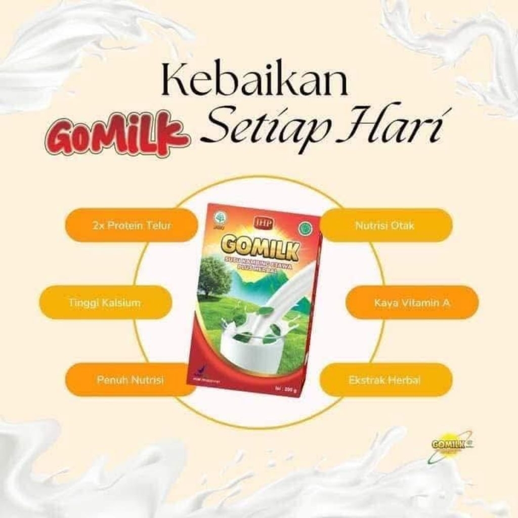 

SUSU GOMILK 200gr SUSU KAMBING ETAWA