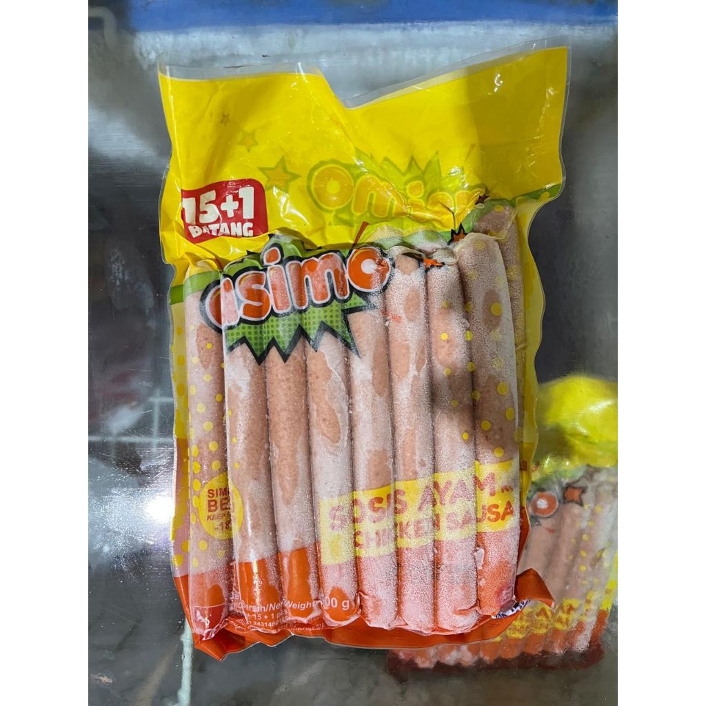 

Sosis Ayam Asimo 500gr / 16 batang