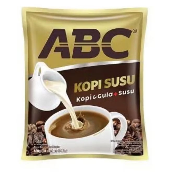 

Kopi Susu ABC Renceng Isi 12 Sachet - Kopi Susu berkemasan sachet 12 Pcs