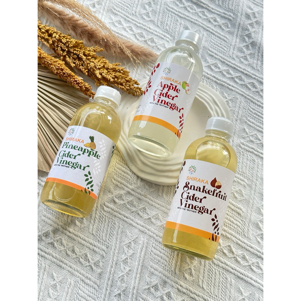 

Cider Vinegar - Cuka Apel - Cuka Salak - Cuka Nenas - Alami, Murni, Menyegarkan Tanpa Bahan Pengawet- Shiraka