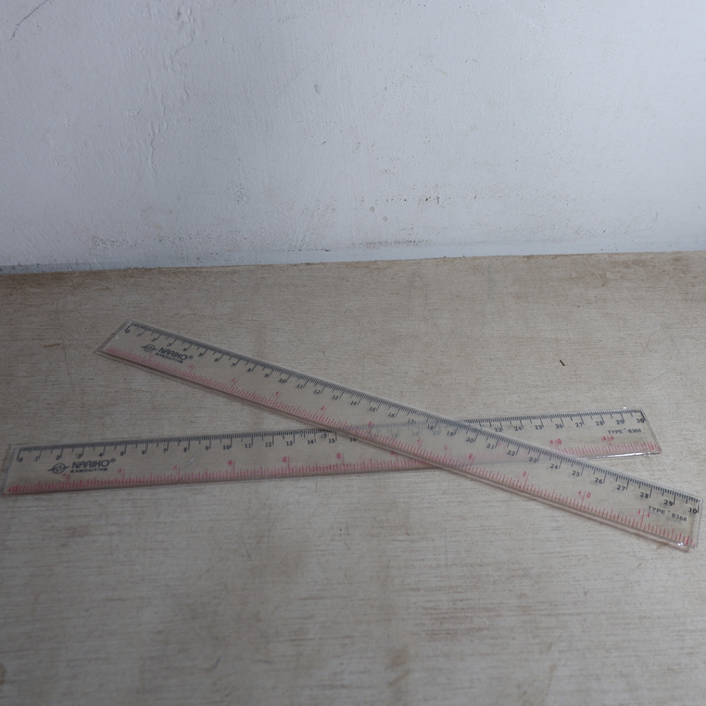 

[12 Pcs] Nerrd Paket Hemat Penggaris 30 cm Murah Nariko 12 Pcs