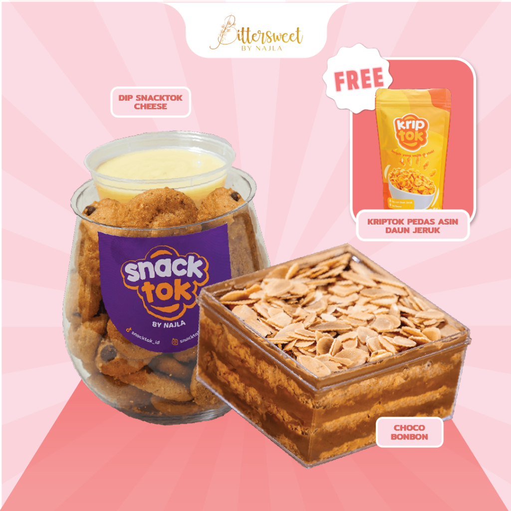 

[ FREE Kriptok Pedas Asin Daun Jeruk ] + DIP Snacktok Cheese + Nutella Layer [ Best Price ]