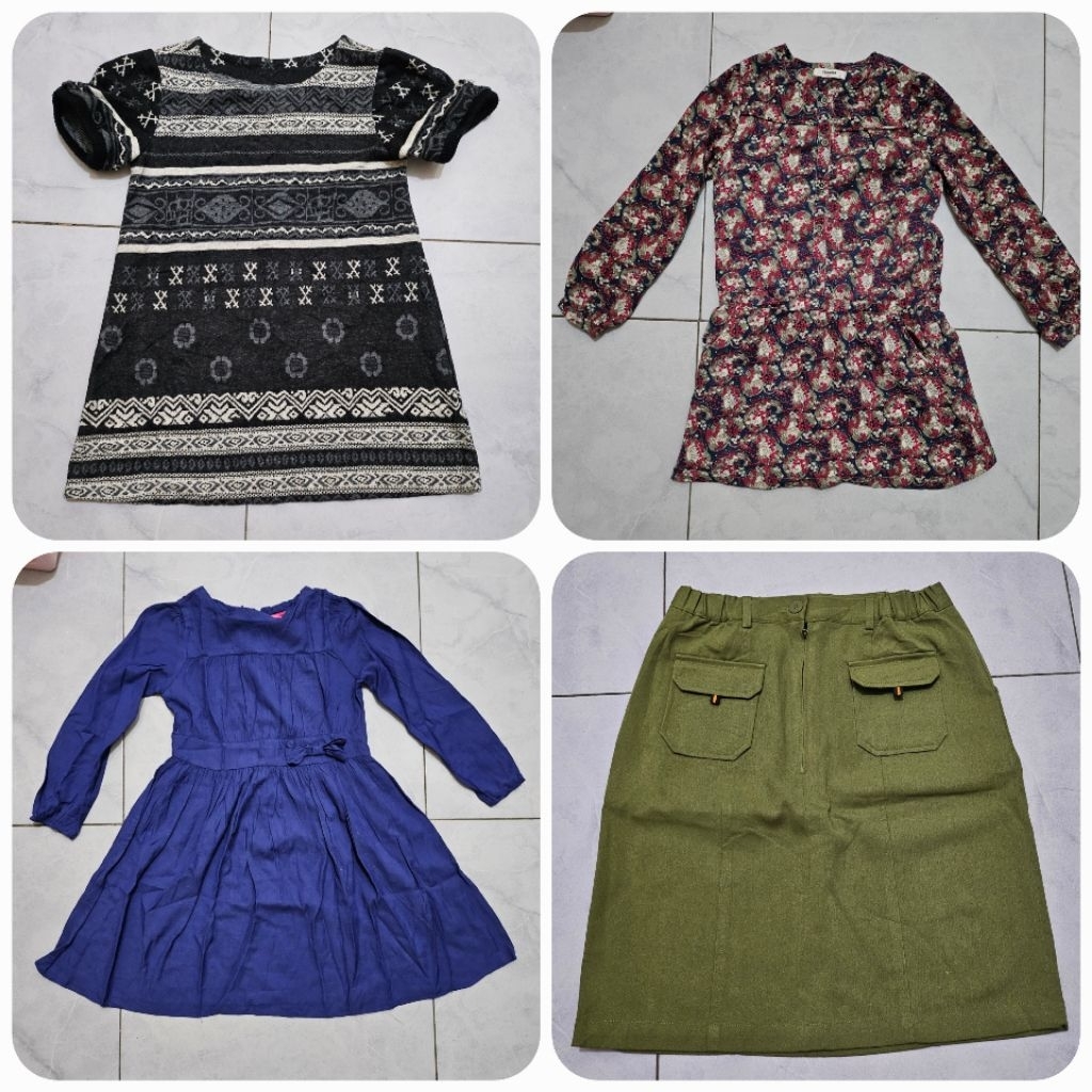 Preloved Mididress Tunik Anak 4-5 Tahun