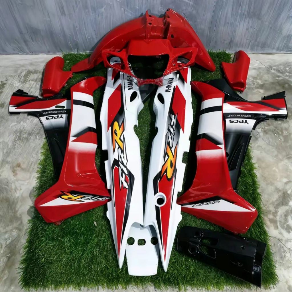 body Fullset fizr 2001 merah body set yamaha fizr 2001-2003 BODY HALUS FULLSET FIZR