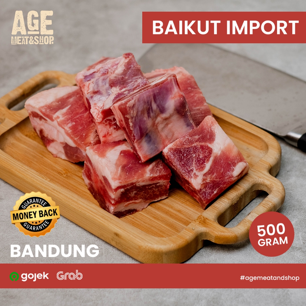 

Daging Babi Baikut Import 500 Gram
