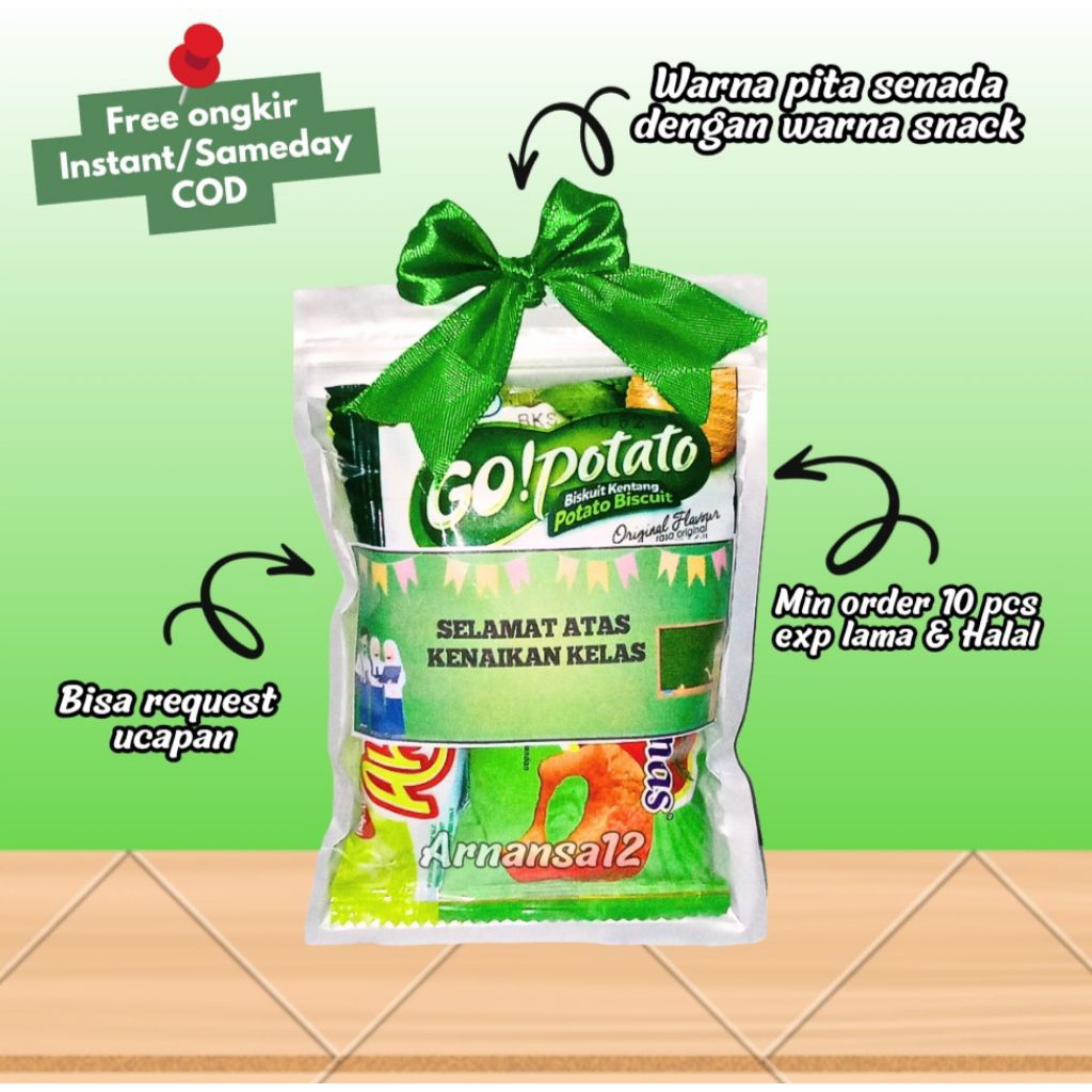 

Parcel Snack Mini Hari Raya Tema Warna Hijau Harga Murah Dan Enak