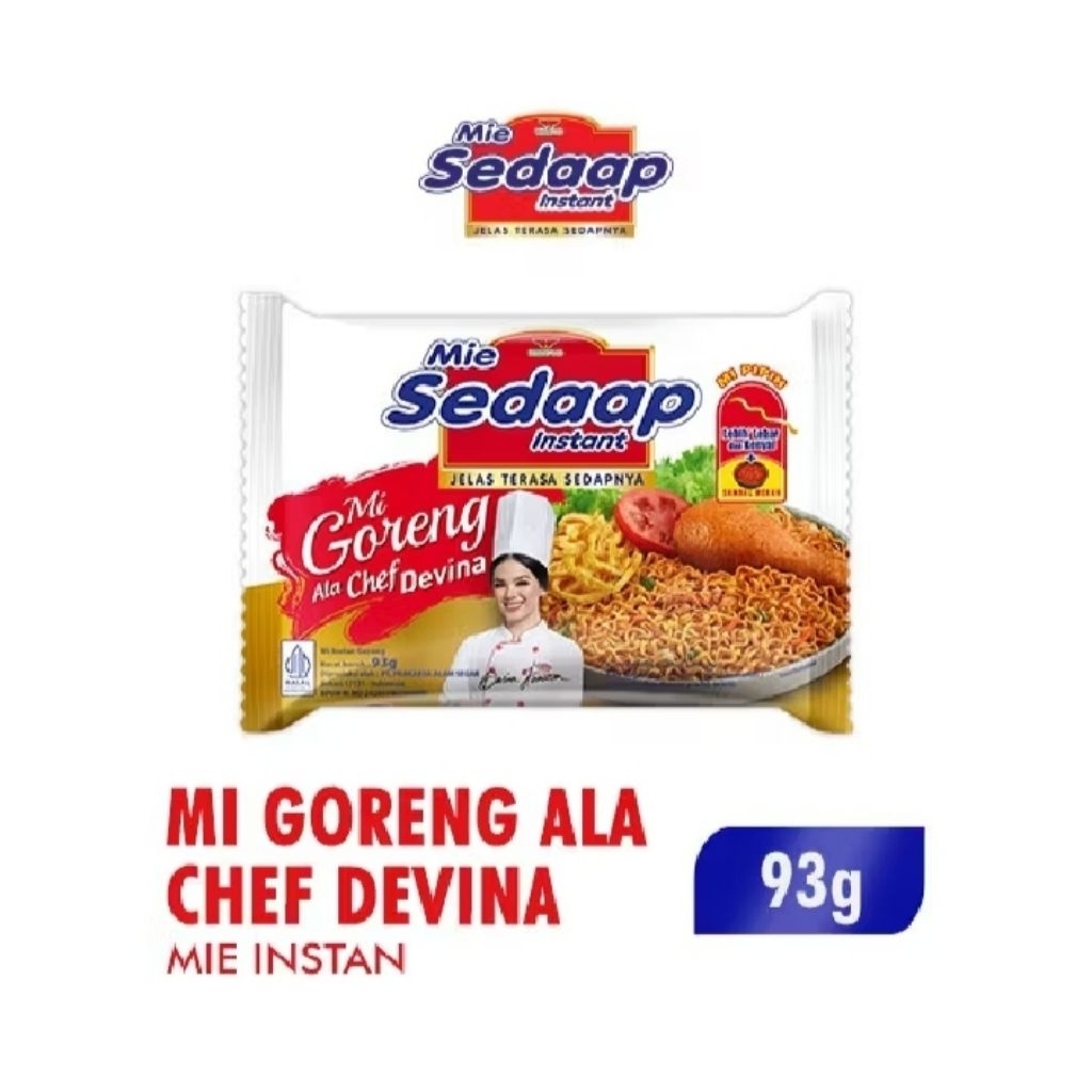 

Mie Sedaap Goreng ala chef Devina 93 gr