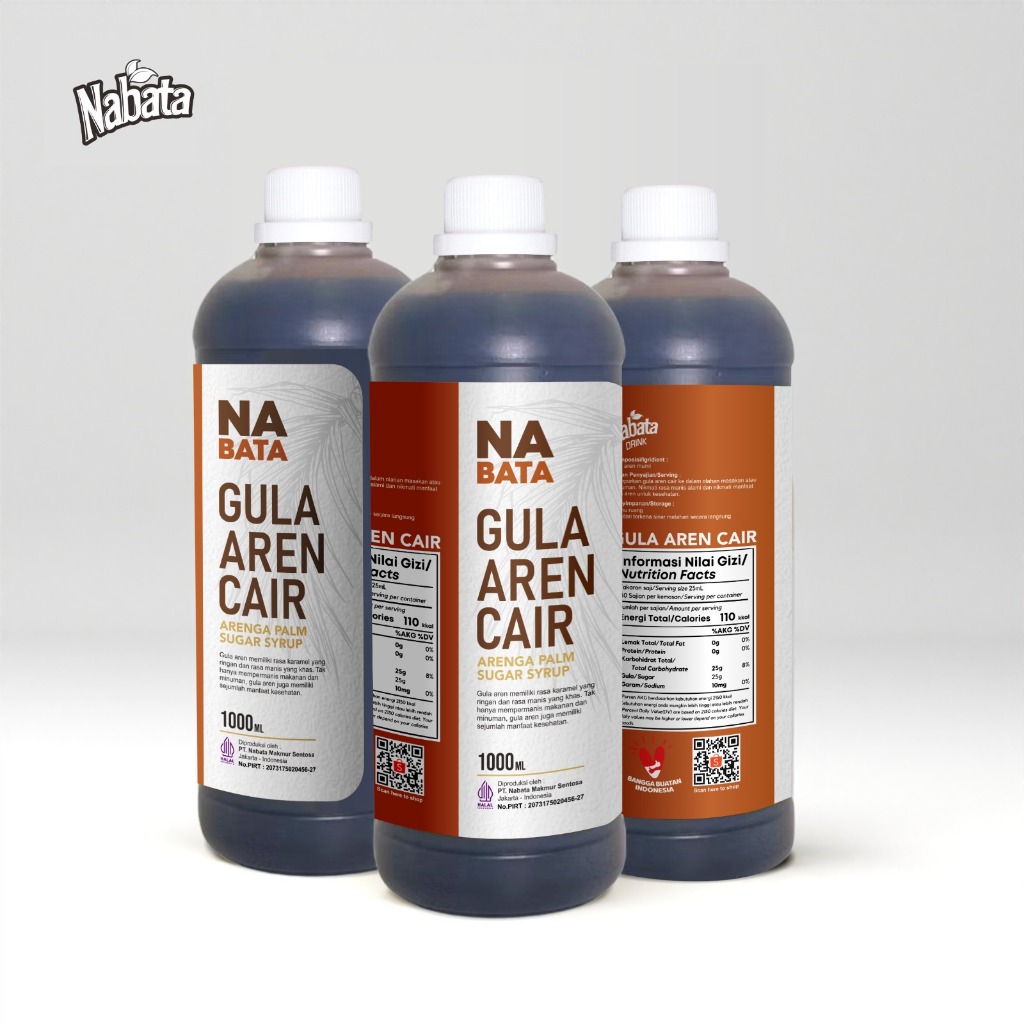 

Gula Aren Cair 1 Liter Asli 100% - Palm Sugar 1000 Ml untuk Kopi Coffee Kafe Paket Isi 3