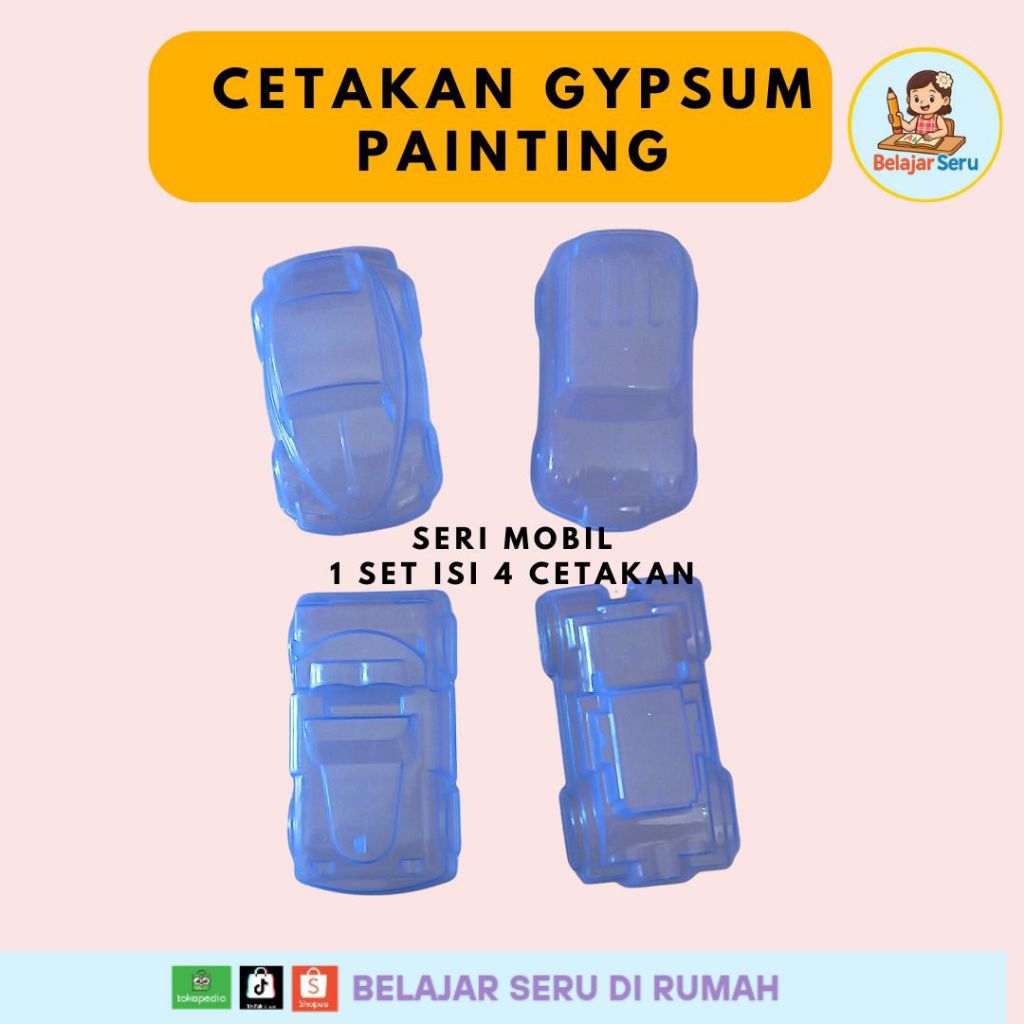 

Cetakan Gypsum Painting Set