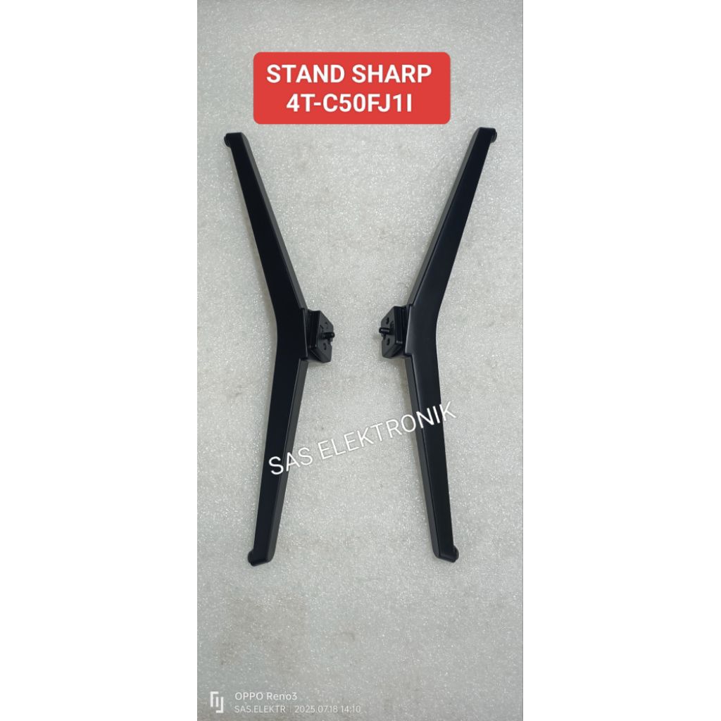 STAND BRACKET KAKI PEDESTAL DUDUKAN TV LED SHARP 50-55 INCH 4T-C50FJ1I 4T-C50FJ1 I 4T-C50FJ1X 4T-C55