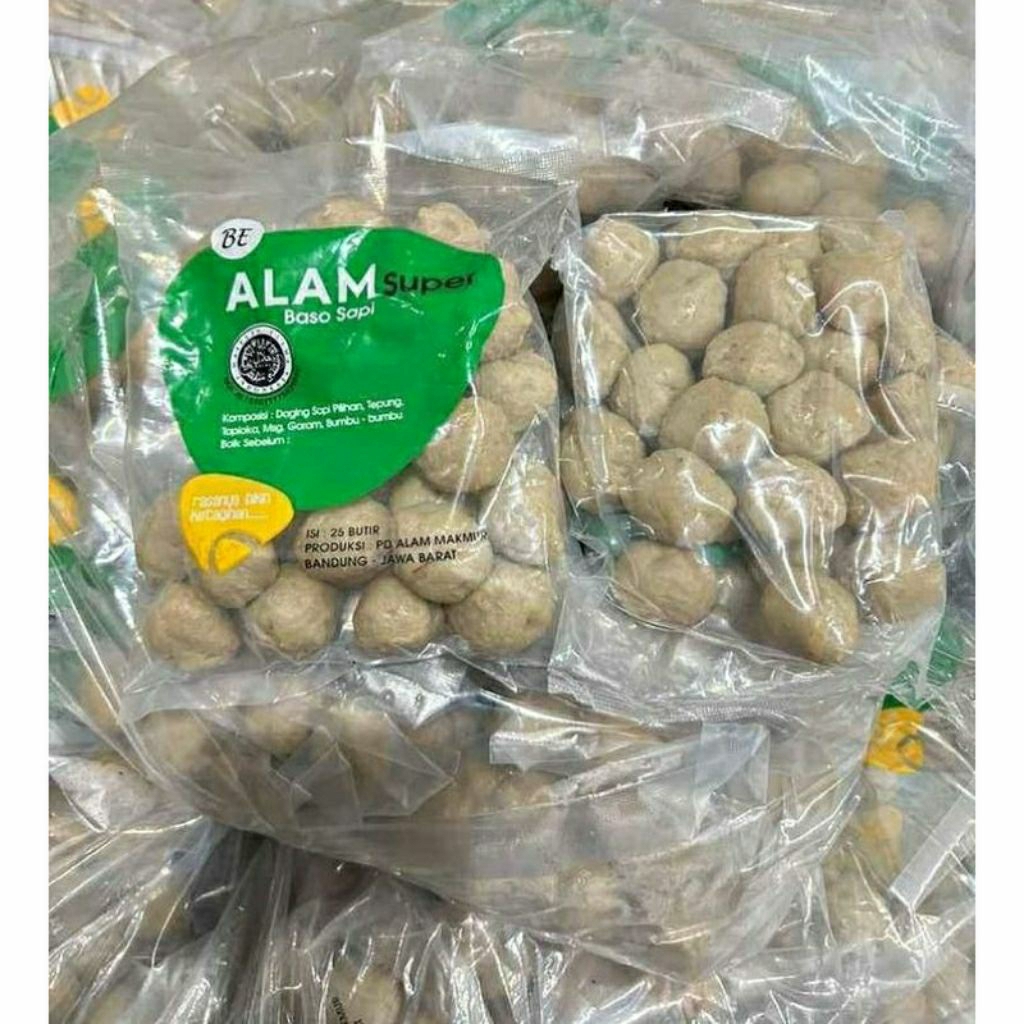 

Bakso Alam Be Isi 25 butir