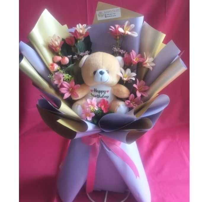 buket boneka buket ulang tahun buket bunga