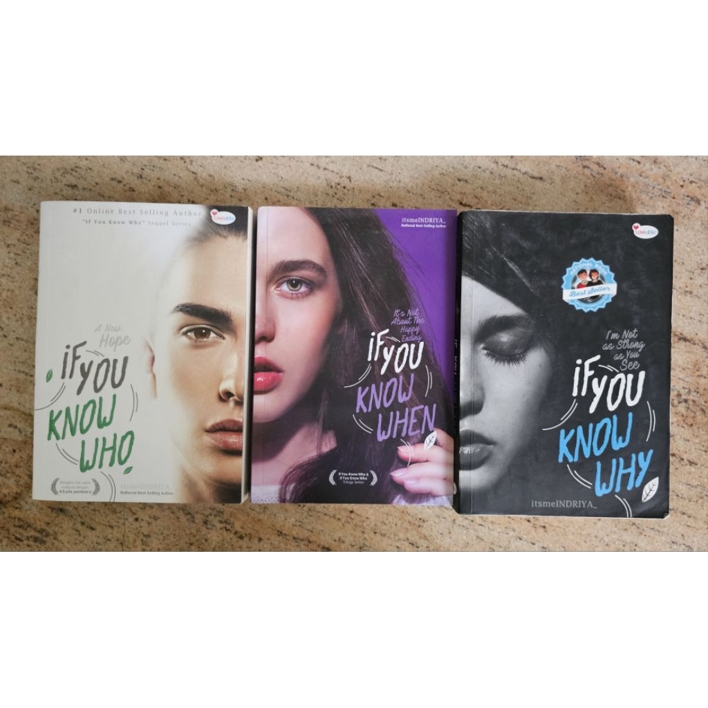 [READY STOCK] Novel Fiksi Remaja Trilogi IYKW (IF YOU KNOW WHY, WHEN, WHO) PRELOVED