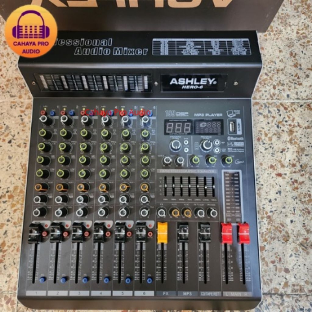 Mixer Ashley Hero 6 (6 Channel Original)