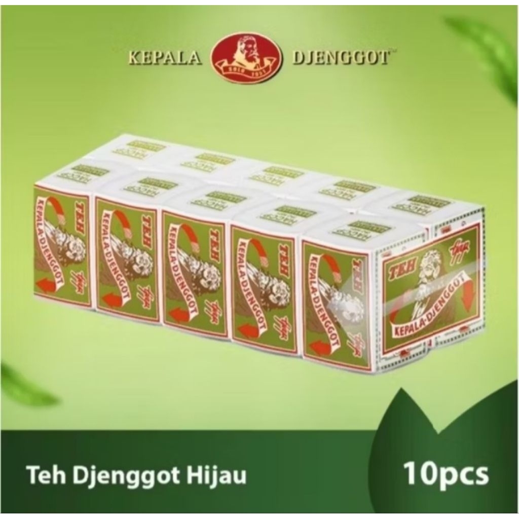 

teh kepala djenggot seduh hijau 40gr x 10pc