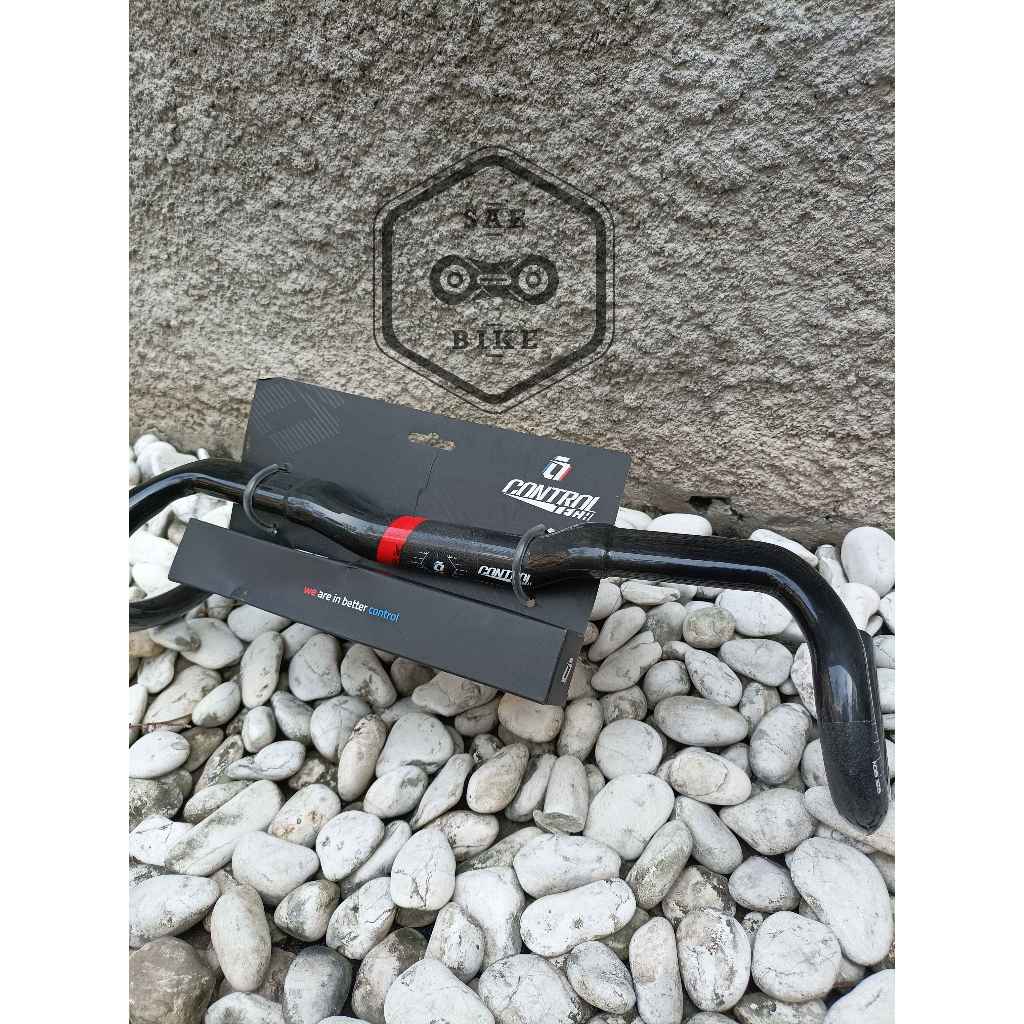 Handlebar roadbike Controltech EXL GRAVEL Compact Bar Carbon 31.8*W420,Reach:75mm Drop:125mm Rise:20