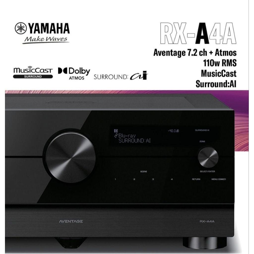 Yamaha RX-A4A 7.2 Dolby Atmos AV Receiver
