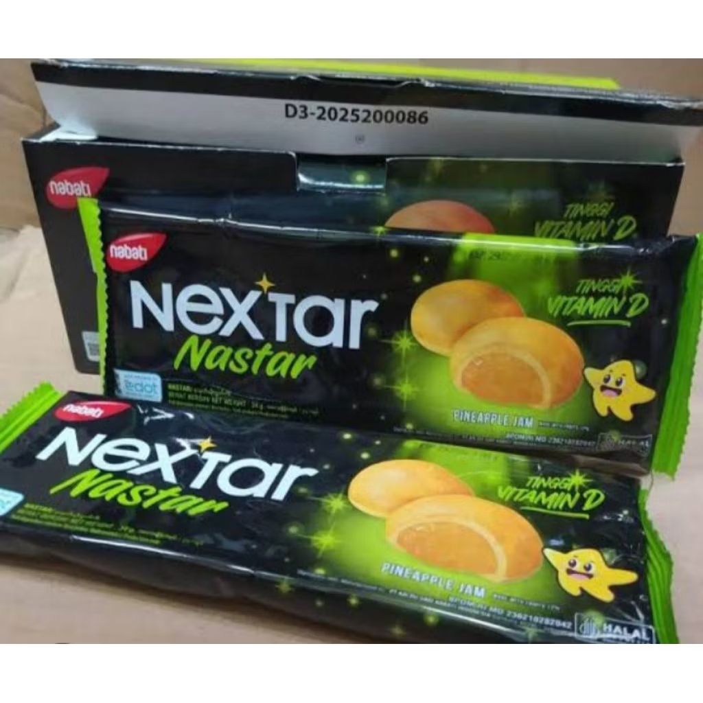 

NEXTAR Nabati nanas Brownies 1 x34gr Bronis nanas/Nextar Harga 1 Pics@34gr nanas