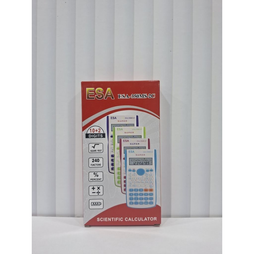 

Kalkulator Saintifik Scientific Calculator ESA-350MS-2C 12Digit
