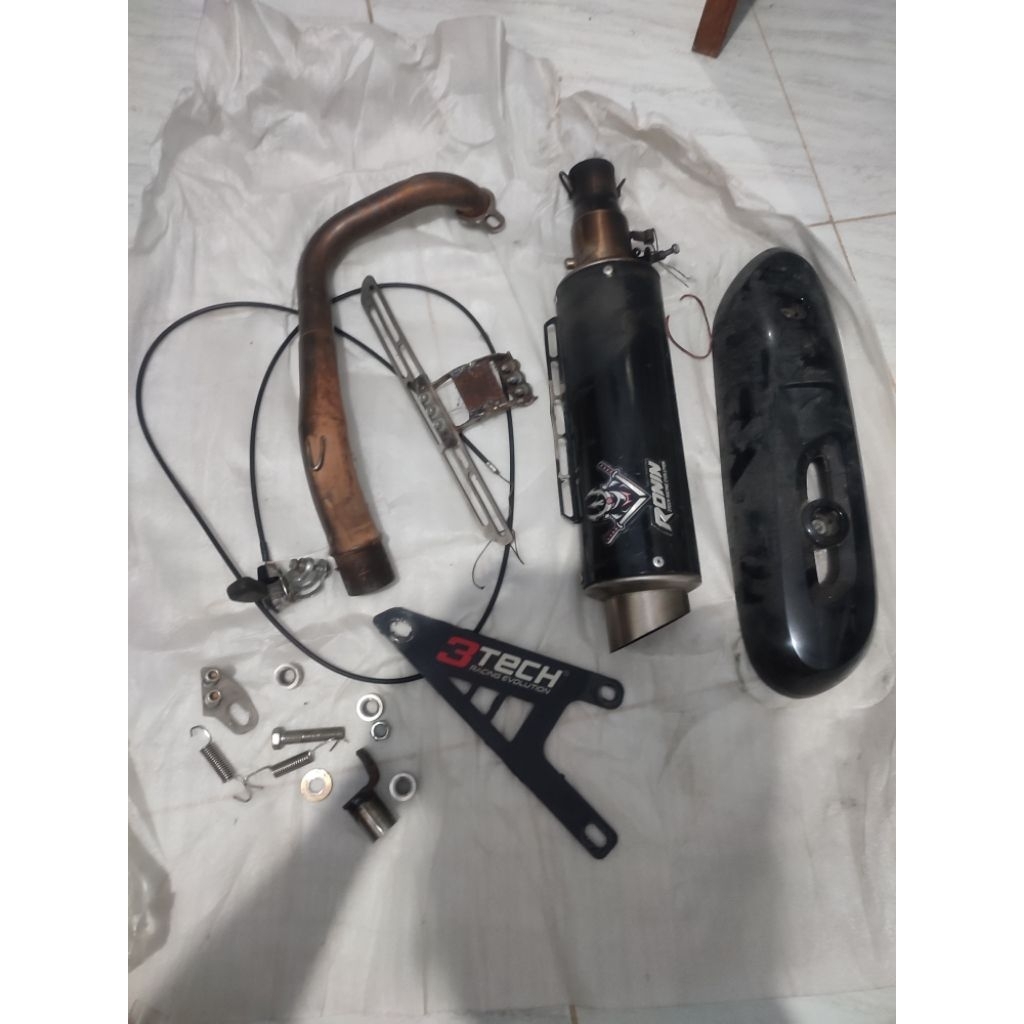 Knalpot bekas racing 3 Tech Ronin Katana 3 suara