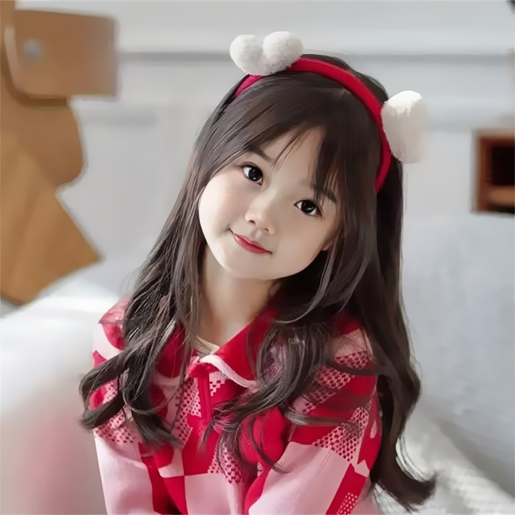 Rambut panjang palsu anak curly rambut rambut palsu anak rambut anak perempuan palsu wave blow wig w