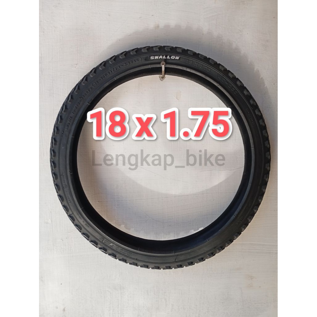 Ban Luar Sepeda 18 x 1.75 Swallow Ban Luar Sepeda Anak Anak Ukuran 18x1.75 Swallow Original
