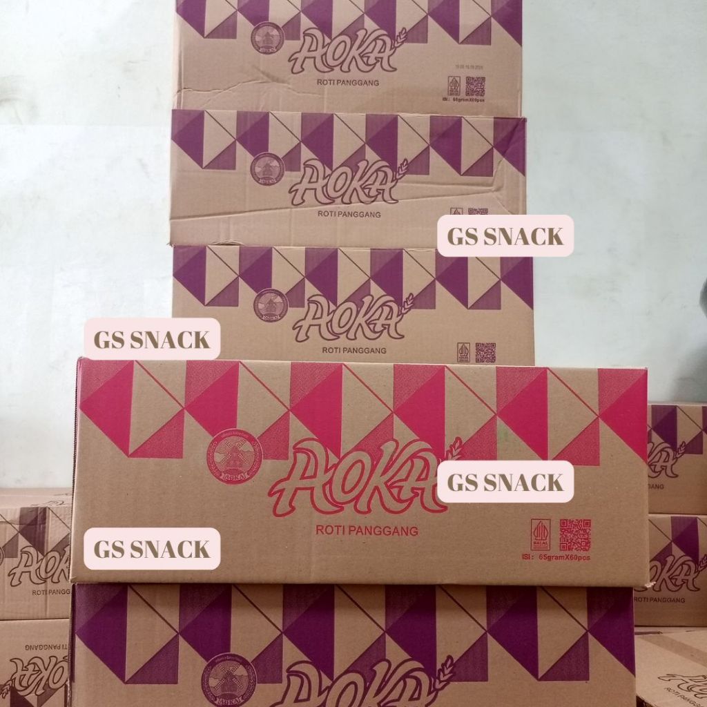 [GSSNACK] 1 dus ROTI PANGGANG aoka roti panggang sandwich ROTI SELAI ROTI TAWAR