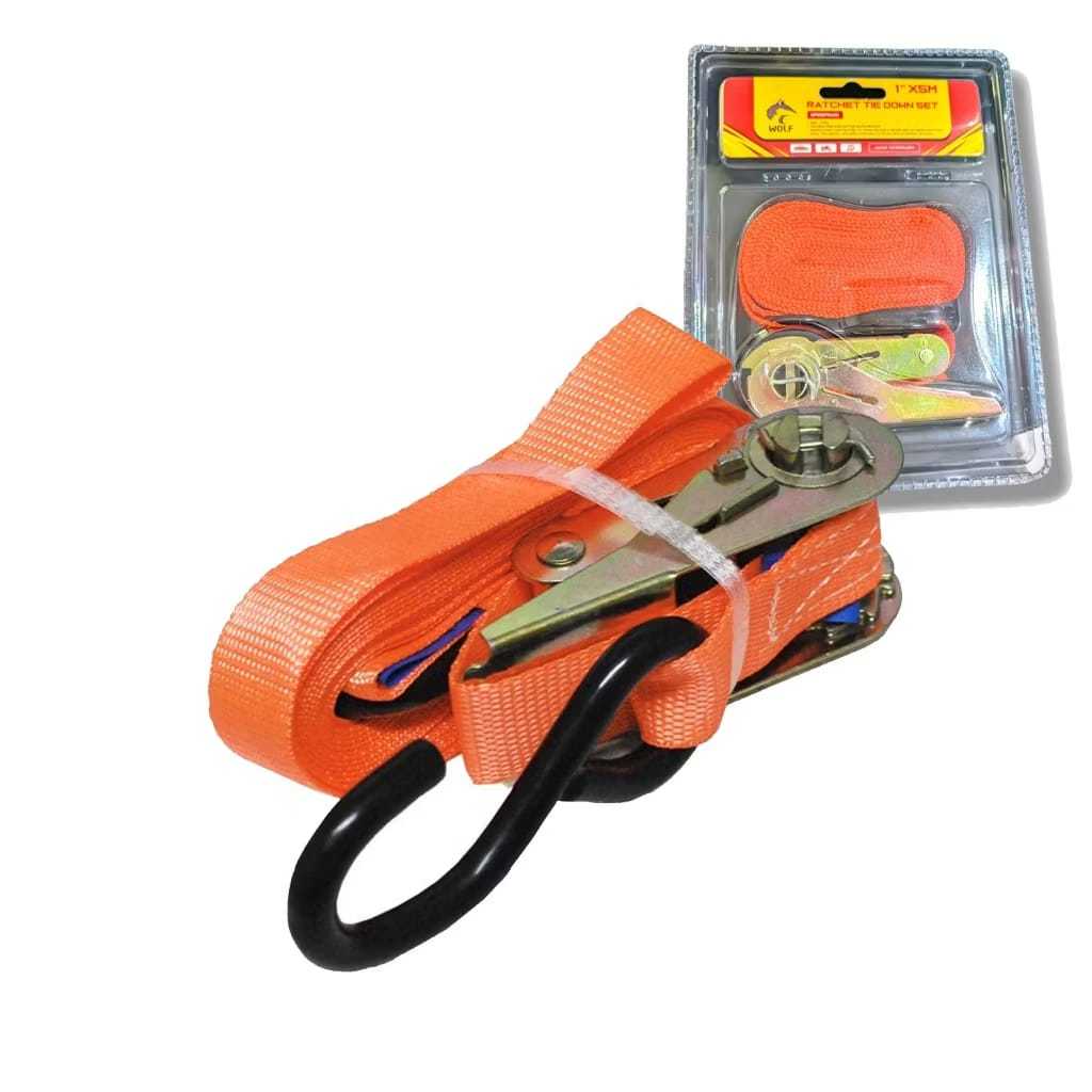 Rachet Tie Down Nankai 1inch 5 Mtr - Alat Ikat Barang TALI TRACKBELT trekbel