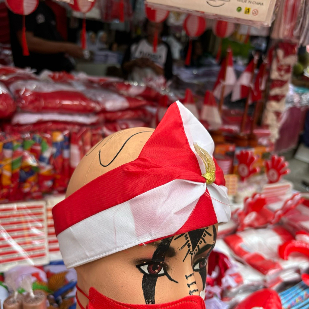 Ikat Kepala Merah Putih / Blangkon Merah Putih