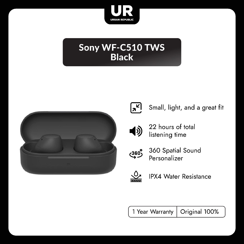 Sony WF-C510 TWS - Black