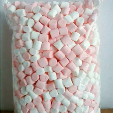 

Yummy - Marshmallow mini pink putih merk corniche uk 500gr original murah