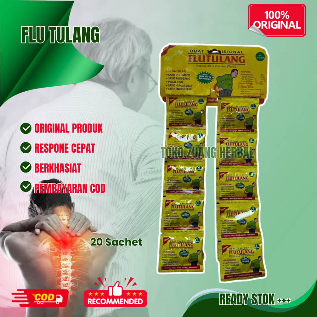 

Flu Tulang Original Kapsul Renceng 20 Sachet