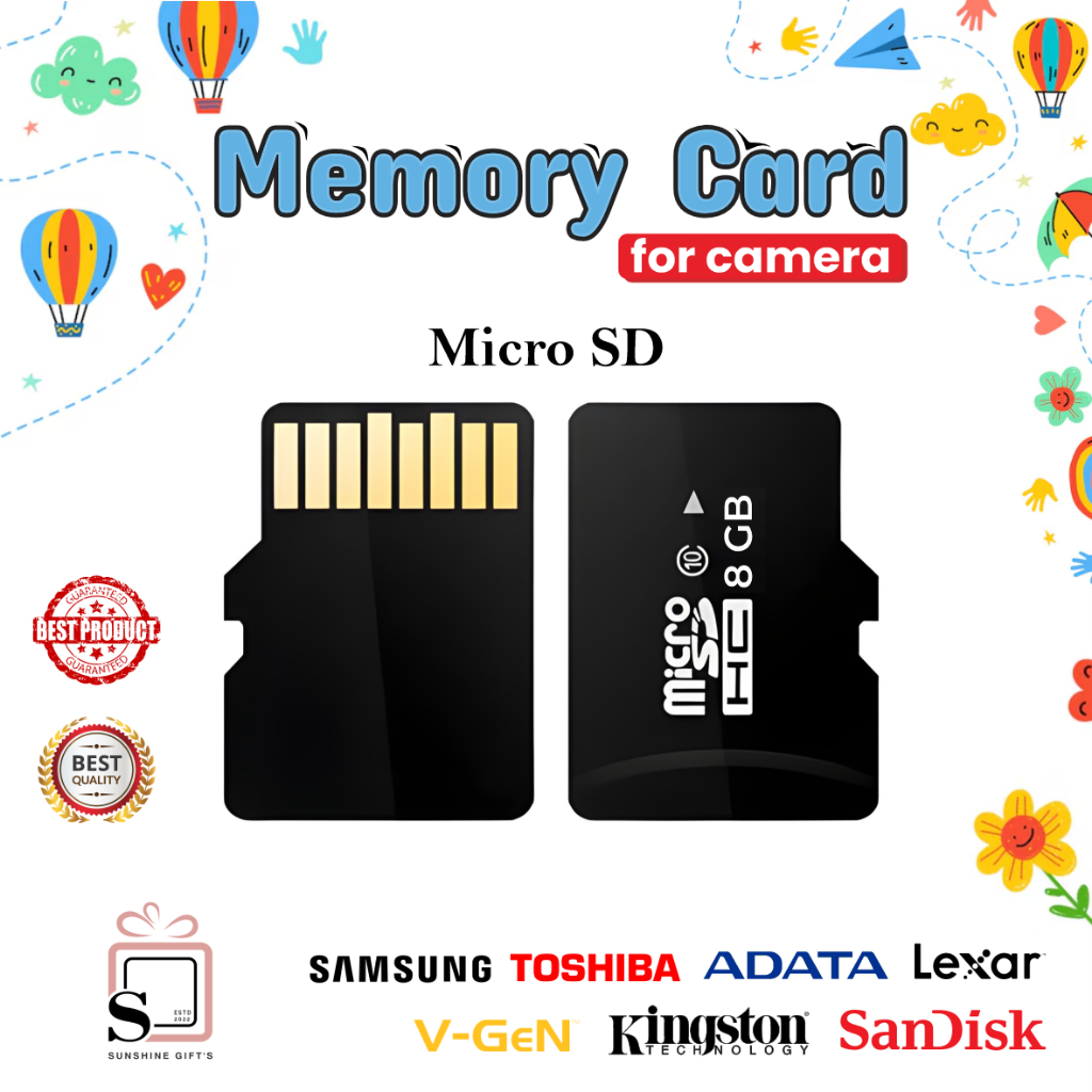 Micro SDHC 4GB & 8GB Kartu Memori