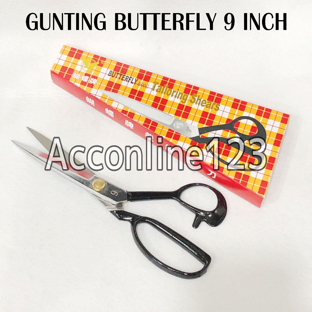 

Gunting Butterfly Uk. 9 INCH / Gunting Kain Uk. 9 Inch