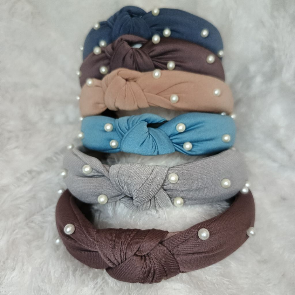 bando mutiara bando simpul mutiara korea grosir  Lusinan