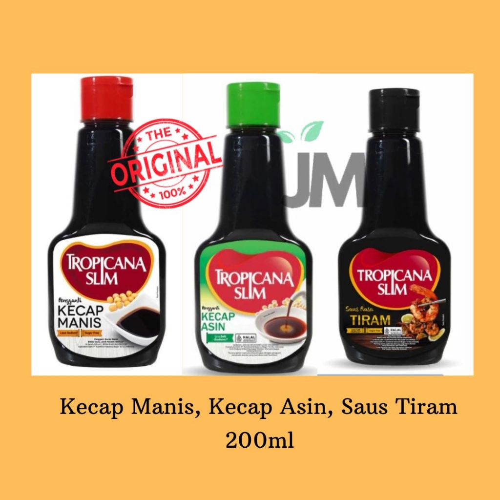 

Kecap Manis / Kecap Asin / Saus Tiram 200ml Tropicana Slim - Bantu Dukung Hidup Sehat