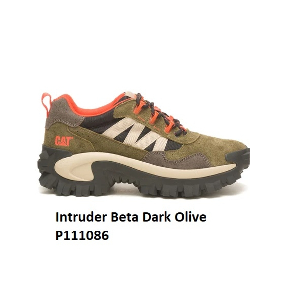 Sepatu Casual Pria Caterpillar Original Intruder Beta Dark Olive
