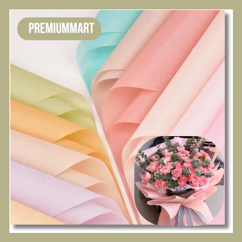 

Kertas Buket Bunga Cellophane Full Color Opp Flower Wrapping Paper Florist KB098