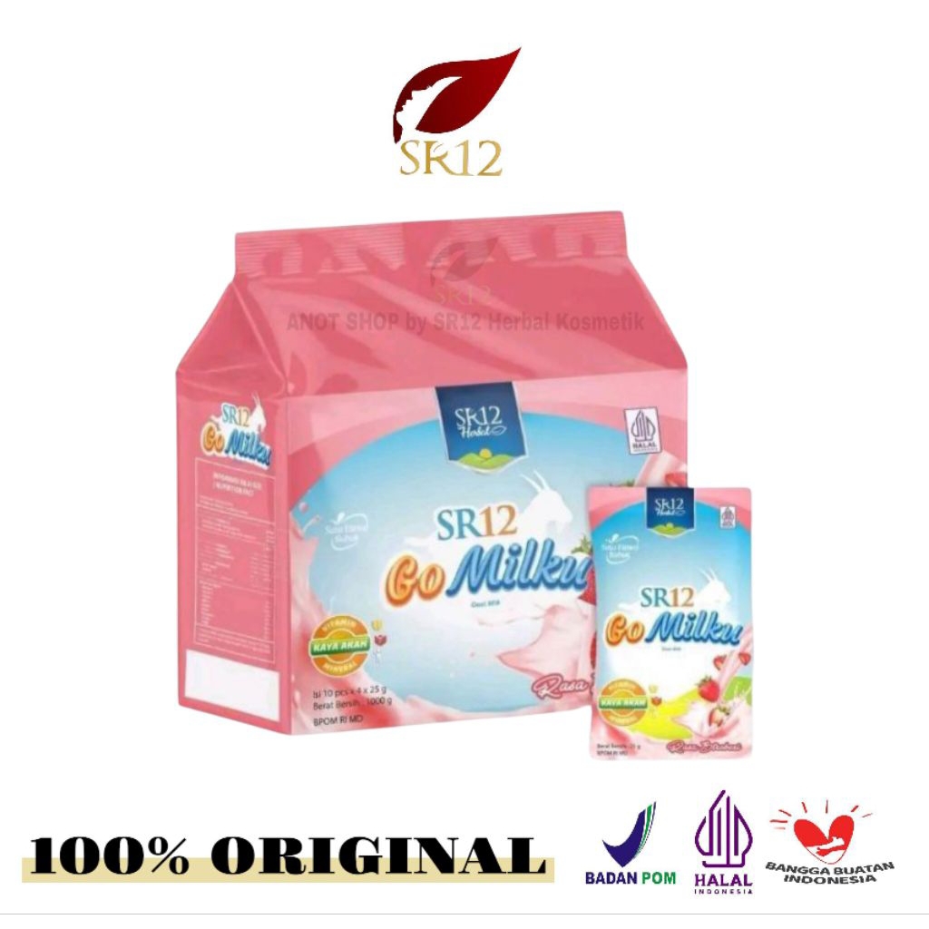 

Go Milku SR12 Sachet Rasa Stroberi