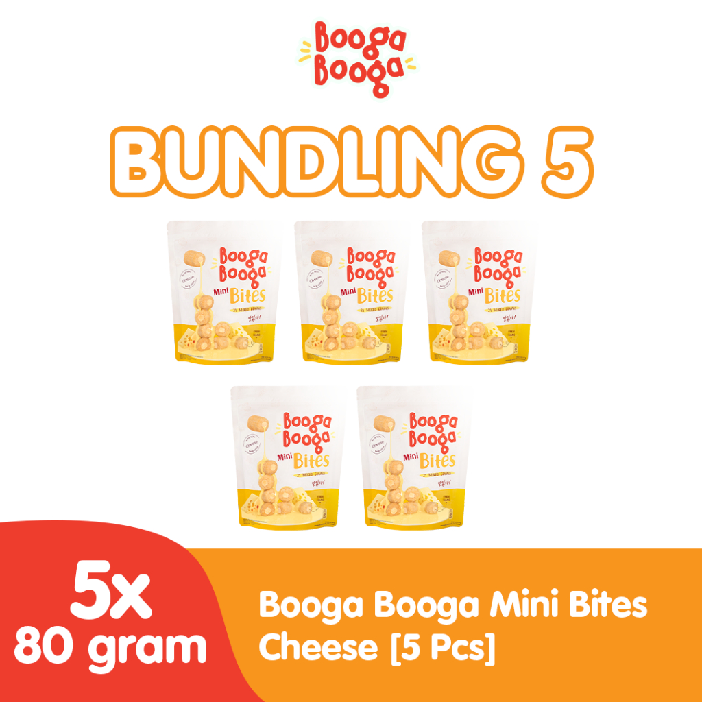 

Bundling Booga Booga Mini Bites Cheese [5 pcs]