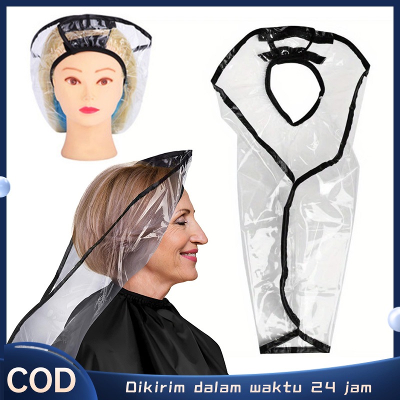 Kip Potong Rambut Portable Alat Cuci Rambut Kain Cape Cat Waterproof Barbershop Salon